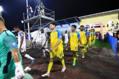 ORANJESTAD , ARUBA - JUNE 8: Aruba vs Curaçao on Saturday, June 8, 2024 at Compleho Deportivo Guillermo Prospero Trinidad in Oranjestad , 
(Photo by Davyne Croes/DAC Image)