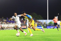 ORANJESTAD , ARUBA - JUNE 8: Aruba vs Curaçao on Saturday, June 8, 2024 at Compleho Deportivo Guillermo Prospero Trinidad in Oranjestad , 
(Photo by Davyne Croes/DAC Image)