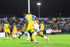 ORANJESTAD , ARUBA - JUNE 8: Aruba vs Curaçao on Saturday, June 8, 2024 at Compleho Deportivo Guillermo Prospero Trinidad in Oranjestad , 
(Photo by Davyne Croes/DAC Image)