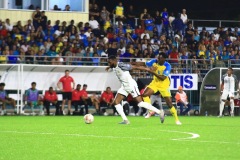 ORANJESTAD , ARUBA - JUNE 8: Aruba vs Curaçao on Saturday, June 8, 2024 at Compleho Deportivo Guillermo Prospero Trinidad in Oranjestad , (Photo by Davyne Croes/DAC Image)