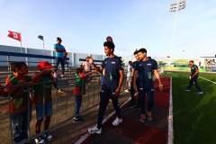 ORANJESTAD , ARUBA - JUNE 8: Aruba vs Curaçao on Saturday, June 8, 2024 at Compleho Deportivo Guillermo Prospero Trinidad in Oranjestad , 
(Photo by Davyne Croes/DAC Image)