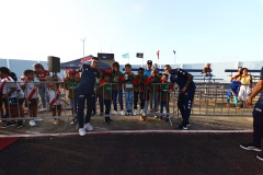 ORANJESTAD , ARUBA - JUNE 8: Aruba vs Curaçao on Saturday, June 8, 2024 at Compleho Deportivo Guillermo Prospero Trinidad in Oranjestad , 
(Photo by Davyne Croes/DAC Image)