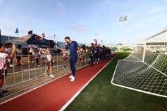 ORANJESTAD , ARUBA - JUNE 8: Aruba vs Curaçao on Saturday, June 8, 2024 at Compleho Deportivo Guillermo Prospero Trinidad in Oranjestad , 
(Photo by Davyne Croes/DAC Image)