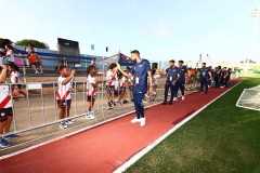 ORANJESTAD , ARUBA - JUNE 8: Aruba vs Curaçao on Saturday, June 8, 2024 at Compleho Deportivo Guillermo Prospero Trinidad in Oranjestad , 
(Photo by Davyne Croes/DAC Image)