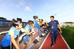 ORANJESTAD , ARUBA - JUNE 8: Aruba vs Curaçao on Saturday, June 8, 2024 at Compleho Deportivo Guillermo Prospero Trinidad in Oranjestad , 
(Photo by Davyne Croes/DAC Image)