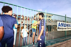 ORANJESTAD , ARUBA - JUNE 8: Aruba vs Curaçao on Saturday, June 8, 2024 at Compleho Deportivo Guillermo Prospero Trinidad in Oranjestad , 
(Photo by Davyne Croes/DAC Image)