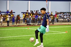 ORANJESTAD , ARUBA - JUNE 8: Aruba vs Curaçao on Saturday, June 8, 2024 at Compleho Deportivo Guillermo Prospero Trinidad in Oranjestad , 
(Photo by Davyne Croes/DAC Image)