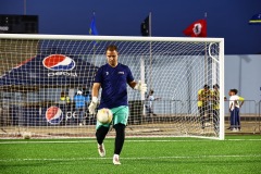 ORANJESTAD , ARUBA - JUNE 8: Aruba vs Curaçao on Saturday, June 8, 2024 at Compleho Deportivo Guillermo Prospero Trinidad in Oranjestad , (Photo by Davyne Croes/DAC Image)