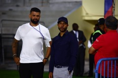 ORANJESTAD , ARUBA - JUNE 8: Aruba vs Curaçao on Saturday, June 8, 2024 at Compleho Deportivo Guillermo Prospero Trinidad in Oranjestad , 
(Photo by Davyne Croes/DAC Image)