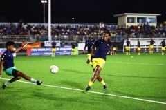 ORANJESTAD , ARUBA - JUNE 8: Aruba vs Curaçao on Saturday, June 8, 2024 at Compleho Deportivo Guillermo Prospero Trinidad in Oranjestad , 
(Photo by Davyne Croes/DAC Image)