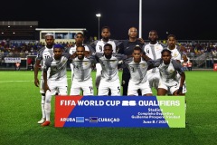 ORANJESTAD , ARUBA - JUNE 8: Aruba vs Curaçao on Saturday, June 8, 2024 at Compleho Deportivo Guillermo Prospero Trinidad in Oranjestad , 
(Photo by Davyne Croes/DAC Image)