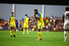 ORANJESTAD , ARUBA - JUNE 8: Aruba vs Curaçao on Saturday, June 8, 2024 at Compleho Deportivo Guillermo Prospero Trinidad in Oranjestad , 
(Photo by Davyne Croes/DAC Image)