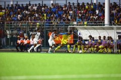 ORANJESTAD , ARUBA - JUNE 8: Aruba vs Curaçao on Saturday, June 8, 2024 at Compleho Deportivo Guillermo Prospero Trinidad in Oranjestad , 
(Photo by Davyne Croes/DAC Image)