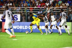 ORANJESTAD , ARUBA - JUNE 8: Aruba vs Curaçao on Saturday, June 8, 2024 at Compleho Deportivo Guillermo Prospero Trinidad in Oranjestad , 
(Photo by Davyne Croes/DAC Image)