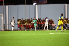 ORANJESTAD , ARUBA - JUNE 8: Aruba vs Curaçao on Saturday, June 8, 2024 at Compleho Deportivo Guillermo Prospero Trinidad in Oranjestad , 
(Photo by Davyne Croes/DAC Image)