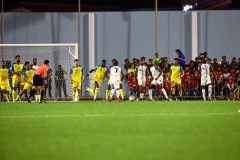 ORANJESTAD , ARUBA - JUNE 8: Aruba vs Curaçao on Saturday, June 8, 2024 at Compleho Deportivo Guillermo Prospero Trinidad in Oranjestad , 
(Photo by Davyne Croes/DAC Image)