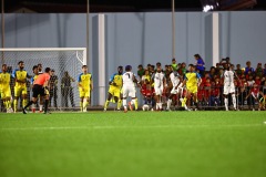 ORANJESTAD , ARUBA - JUNE 8: Aruba vs Curaçao on Saturday, June 8, 2024 at Compleho Deportivo Guillermo Prospero Trinidad in Oranjestad , 
(Photo by Davyne Croes/DAC Image)