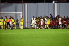 ORANJESTAD , ARUBA - JUNE 8: Aruba vs Curaçao on Saturday, June 8, 2024 at Compleho Deportivo Guillermo Prospero Trinidad in Oranjestad , 
(Photo by Davyne Croes/DAC Image)