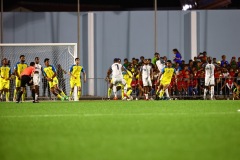 ORANJESTAD , ARUBA - JUNE 8: Aruba vs Curaçao on Saturday, June 8, 2024 at Compleho Deportivo Guillermo Prospero Trinidad in Oranjestad , 
(Photo by Davyne Croes/DAC Image)