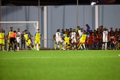 ORANJESTAD , ARUBA - JUNE 8: Aruba vs Curaçao on Saturday, June 8, 2024 at Compleho Deportivo Guillermo Prospero Trinidad in Oranjestad , 
(Photo by Davyne Croes/DAC Image)
