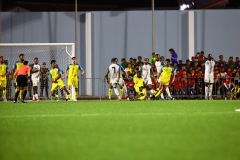 ORANJESTAD , ARUBA - JUNE 8: Aruba vs Curaçao on Saturday, June 8, 2024 at Compleho Deportivo Guillermo Prospero Trinidad in Oranjestad , 
(Photo by Davyne Croes/DAC Image)