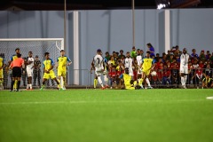 ORANJESTAD , ARUBA - JUNE 8: Aruba vs Curaçao on Saturday, June 8, 2024 at Compleho Deportivo Guillermo Prospero Trinidad in Oranjestad , 
(Photo by Davyne Croes/DAC Image)