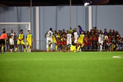 ORANJESTAD , ARUBA - JUNE 8: Aruba vs Curaçao on Saturday, June 8, 2024 at Compleho Deportivo Guillermo Prospero Trinidad in Oranjestad , 
(Photo by Davyne Croes/DAC Image)