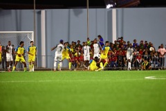ORANJESTAD , ARUBA - JUNE 8: Aruba vs Curaçao on Saturday, June 8, 2024 at Compleho Deportivo Guillermo Prospero Trinidad in Oranjestad , (Photo by Davyne Croes/DAC Image)