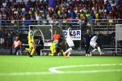 ORANJESTAD , ARUBA - JUNE 8: Aruba vs Curaçao on Saturday, June 8, 2024 at Compleho Deportivo Guillermo Prospero Trinidad in Oranjestad , 
(Photo by Davyne Croes/DAC Image)