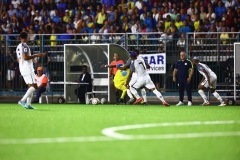 ORANJESTAD , ARUBA - JUNE 8: Aruba vs Curaçao on Saturday, June 8, 2024 at Compleho Deportivo Guillermo Prospero Trinidad in Oranjestad , 
(Photo by Davyne Croes/DAC Image)