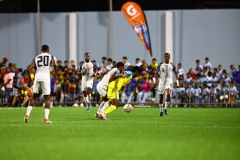 ORANJESTAD , ARUBA - JUNE 8: Aruba vs Curaçao on Saturday, June 8, 2024 at Compleho Deportivo Guillermo Prospero Trinidad in Oranjestad , 
(Photo by Davyne Croes/DAC Image)