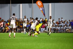 ORANJESTAD , ARUBA - JUNE 8: Aruba vs Curaçao on Saturday, June 8, 2024 at Compleho Deportivo Guillermo Prospero Trinidad in Oranjestad , 
(Photo by Davyne Croes/DAC Image)