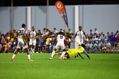 ORANJESTAD , ARUBA - JUNE 8: Aruba vs Curaçao on Saturday, June 8, 2024 at Compleho Deportivo Guillermo Prospero Trinidad in Oranjestad , 
(Photo by Davyne Croes/DAC Image)