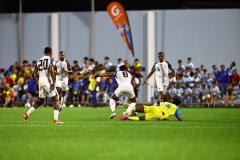 ORANJESTAD , ARUBA - JUNE 8: Aruba vs Curaçao on Saturday, June 8, 2024 at Compleho Deportivo Guillermo Prospero Trinidad in Oranjestad , 
(Photo by Davyne Croes/DAC Image)