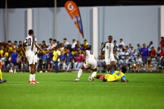 ORANJESTAD , ARUBA - JUNE 8: Aruba vs Curaçao on Saturday, June 8, 2024 at Compleho Deportivo Guillermo Prospero Trinidad in Oranjestad , 
(Photo by Davyne Croes/DAC Image)