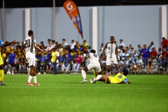 ORANJESTAD , ARUBA - JUNE 8: Aruba vs Curaçao on Saturday, June 8, 2024 at Compleho Deportivo Guillermo Prospero Trinidad in Oranjestad , 
(Photo by Davyne Croes/DAC Image)