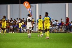 ORANJESTAD , ARUBA - JUNE 8: Aruba vs Curaçao on Saturday, June 8, 2024 at Compleho Deportivo Guillermo Prospero Trinidad in Oranjestad , 
(Photo by Davyne Croes/DAC Image)