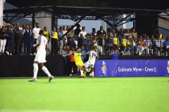 ORANJESTAD , ARUBA - JUNE 8: Aruba vs Curaçao on Saturday, June 8, 2024 at Compleho Deportivo Guillermo Prospero Trinidad in Oranjestad , 
(Photo by Davyne Croes/DAC Image)