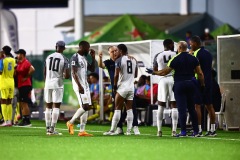 ORANJESTAD , ARUBA - JUNE 8: Aruba vs Curaçao on Saturday, June 8, 2024 at Compleho Deportivo Guillermo Prospero Trinidad in Oranjestad , 
(Photo by Davyne Croes/DAC Image)
