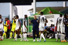 ORANJESTAD , ARUBA - JUNE 8: Aruba vs Curaçao on Saturday, June 8, 2024 at Compleho Deportivo Guillermo Prospero Trinidad in Oranjestad , (Photo by Davyne Croes/DAC Image)