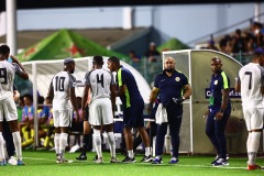 ORANJESTAD , ARUBA - JUNE 8: Aruba vs Curaçao on Saturday, June 8, 2024 at Compleho Deportivo Guillermo Prospero Trinidad in Oranjestad , 
(Photo by Davyne Croes/DAC Image)