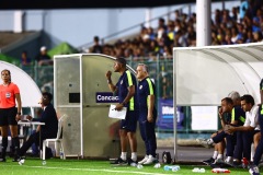 ORANJESTAD , ARUBA - JUNE 8: Aruba vs Curaçao on Saturday, June 8, 2024 at Compleho Deportivo Guillermo Prospero Trinidad in Oranjestad , 
(Photo by Davyne Croes/DAC Image)