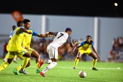 ORANJESTAD , ARUBA - JUNE 8: Aruba vs Curaçao on Saturday, June 8, 2024 at Compleho Deportivo Guillermo Prospero Trinidad in Oranjestad , 
(Photo by Davyne Croes/DAC Image)