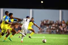 ORANJESTAD , ARUBA - JUNE 8: Aruba vs Curaçao on Saturday, June 8, 2024 at Compleho Deportivo Guillermo Prospero Trinidad in Oranjestad , 
(Photo by Davyne Croes/DAC Image)