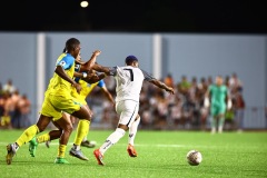 ORANJESTAD , ARUBA - JUNE 8: Aruba vs Curaçao on Saturday, June 8, 2024 at Compleho Deportivo Guillermo Prospero Trinidad in Oranjestad , 
(Photo by Davyne Croes/DAC Image)