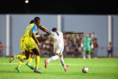 ORANJESTAD , ARUBA - JUNE 8: Aruba vs Curaçao on Saturday, June 8, 2024 at Compleho Deportivo Guillermo Prospero Trinidad in Oranjestad , 
(Photo by Davyne Croes/DAC Image)