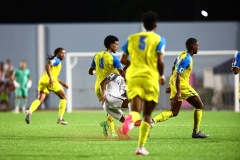 ORANJESTAD , ARUBA - JUNE 8: Aruba vs Curaçao on Saturday, June 8, 2024 at Compleho Deportivo Guillermo Prospero Trinidad in Oranjestad , 
(Photo by Davyne Croes/DAC Image)