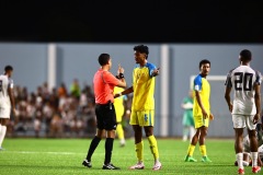 ORANJESTAD , ARUBA - JUNE 8: Aruba vs Curaçao on Saturday, June 8, 2024 at Compleho Deportivo Guillermo Prospero Trinidad in Oranjestad , 
(Photo by Davyne Croes/DAC Image)