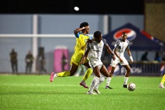 ORANJESTAD , ARUBA - JUNE 8: Aruba vs Curaçao on Saturday, June 8, 2024 at Compleho Deportivo Guillermo Prospero Trinidad in Oranjestad , 
(Photo by Davyne Croes/DAC Image)
