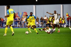 ORANJESTAD , ARUBA - JUNE 8: Aruba vs Curaçao on Saturday, June 8, 2024 at Compleho Deportivo Guillermo Prospero Trinidad in Oranjestad , 
(Photo by Davyne Croes/DAC Image)